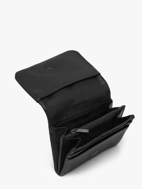 Portefeuille Cuir Biba Noir leather BUY3L vue secondaire 1