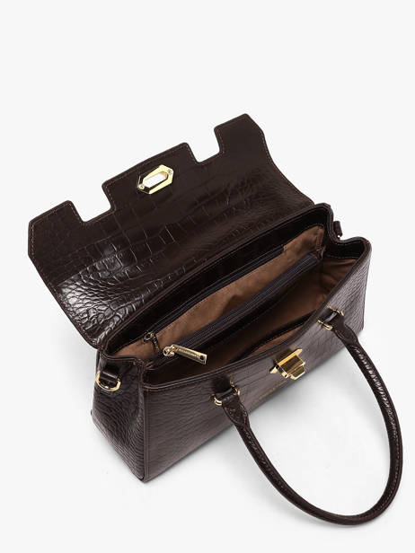 Handtas Exo Leder Lancaster Bruin exo 108 ander zicht 2