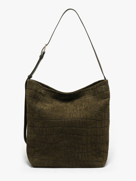 Schoudertas Suede Exo Lancaster Groen suede exo 65