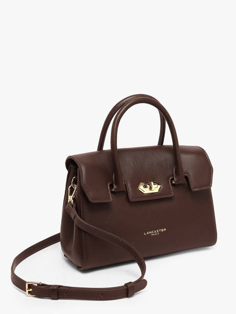 Cross Body Tas Milano Cosmos Leder Lancaster Bruin milano cosmos 77 ander zicht 1