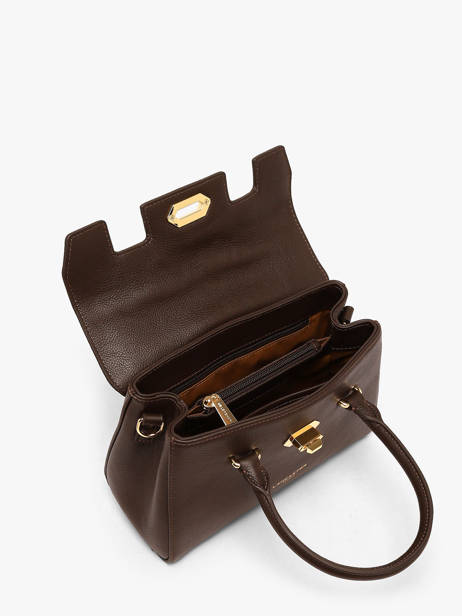 Cross Body Tas Milano Cosmos Leder Lancaster Bruin milano cosmos 77 ander zicht 2