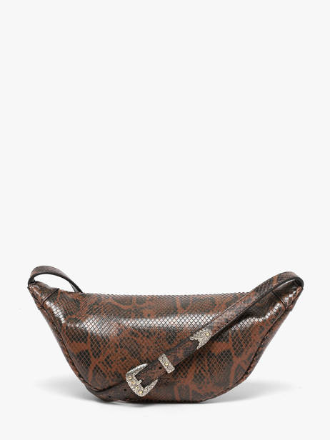 Sac Banane Cuir Pinko Marron love bag icon 6724A3E5 vue secondaire 5