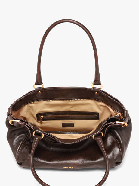 Shoppingtas Lune Leder Vanessa bruno Bruin lune 7V40921 ander zicht 3