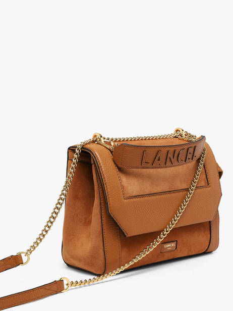 Cross Body Tas Ninon Lancel Bruin ninon A14273 ander zicht 1