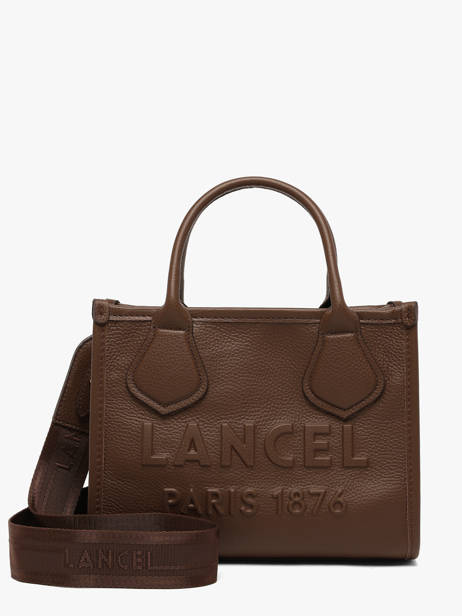 Cabas Zippé S Jour Cuir Lancel Marron jour A12995
