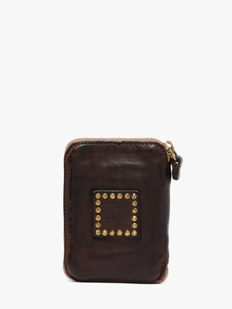 Portemonnee Leder Campomaggi Bruin poppi 2060ND ander zicht 2