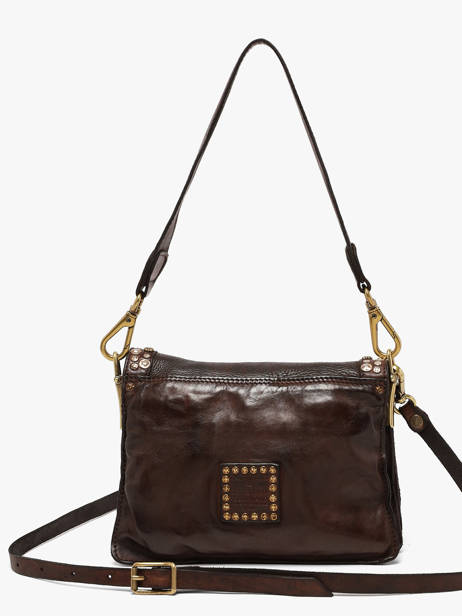 Cross Body Tas Poppi Leder Campomaggi Bruin poppi 38610ND ander zicht 4