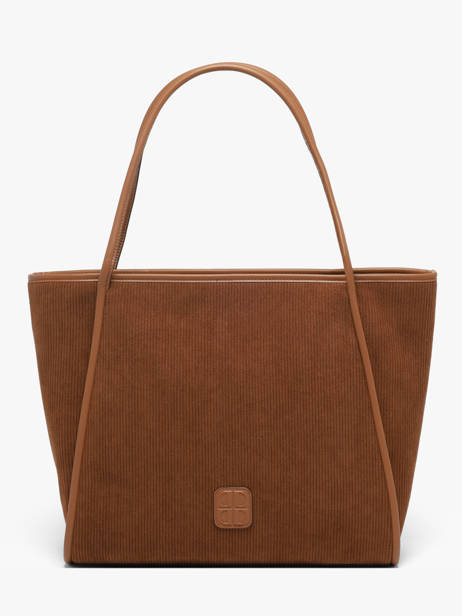 Shoppingtas Ld Bags Ribfluweel Laurent david Bruin ld bags 111