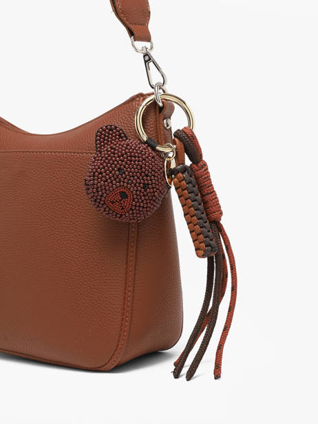 Tashengsel Viamailbag Beige short charm BEADBEAR ander zicht 1