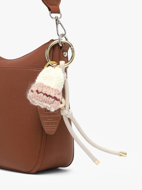 Bijoux De Sac Viamailbag Beige short charm S vue secondaire 1