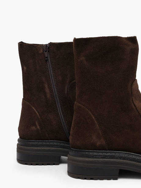 Enkellaarsjes Uit Leder Aliwell Bruin women A224098 ander zicht 2