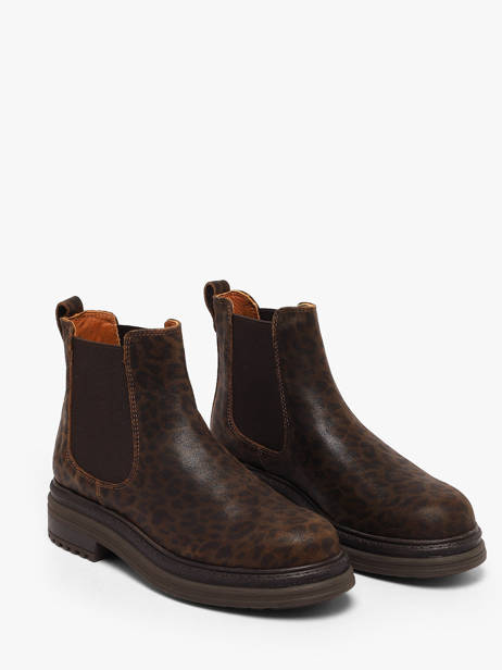 Chelsea Boots Uit Leder Aliwell Bruin women A226164 ander zicht 1