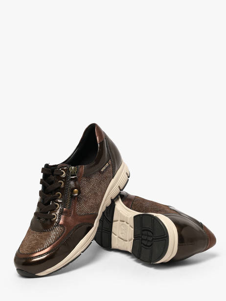 Sneakers Uit Leder Mephisto Bruin women P5150396 ander zicht 2