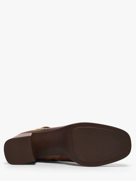Enkellaarsjes Met Hak Uit Leder Dorking Bruin women SK ander zicht 4