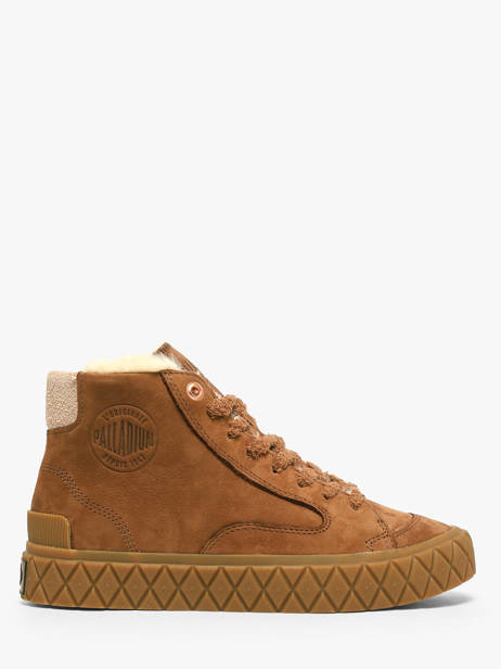 Enkelhoge Sneakers Uit Leder Palladium Bruin women 94951291