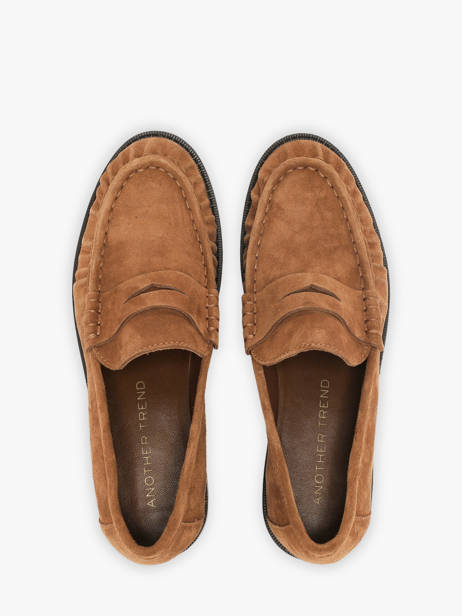 Mocassins Uit Leder Another trend Bruin women 57061101 ander zicht 3