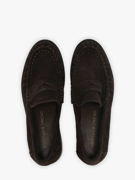 Mocassins Uit Leder Another trend Bruin women 57061110 ander zicht 3