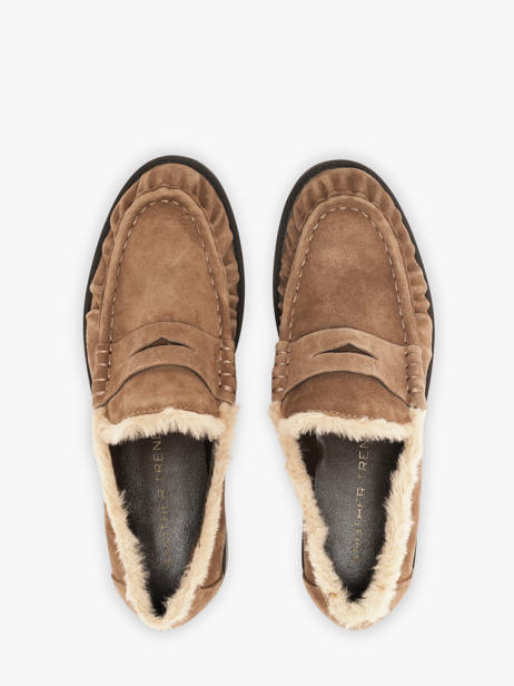 Mocassins Uit Leder Another trend Beige women 57071147 ander zicht 3