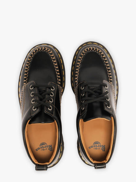 Chaussures Derbies En Cuir Dr martens Noir boy 31816001 vue secondaire 3