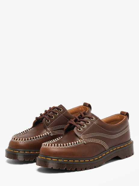 Chaussures Derbies En Cuir Dr martens Marron boy 31817243 vue secondaire 1