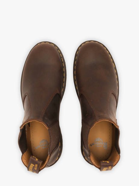 Chelsea Boots En Cuir Dr martens Marron men 27486201 vue secondaire 3