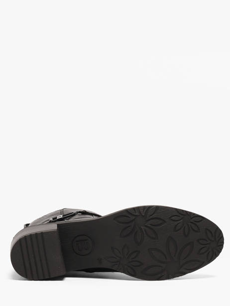 Enkellaarsjes Met Hak Uit Leder Tt. bagatt Zwart women 683F4000 ander zicht 4