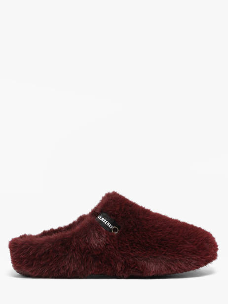Pantoffels Verbenas Rood women 60501130 ander zicht 3