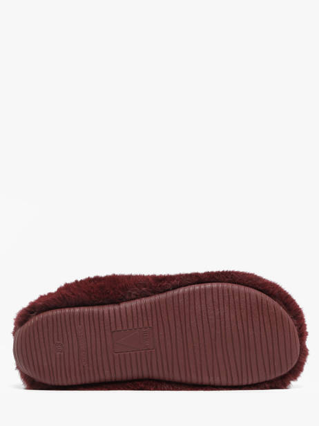 Pantoffels Verbenas Rood women 60501130 ander zicht 4