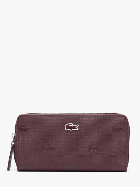 Portefeuille Lacoste Violet l12.12 concept holiday NF5508HN