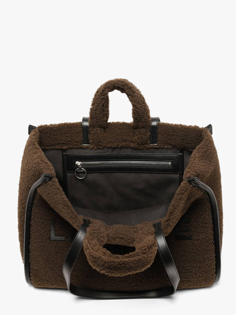 Schoudertas Heritage Lacoste Bruin heritage NF5117HX ander zicht 3