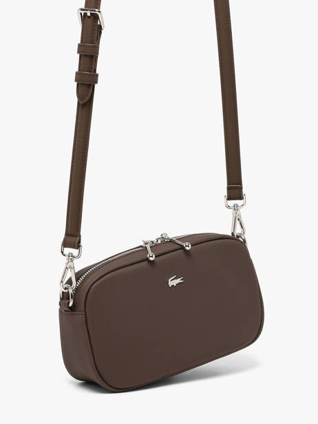 Sac Bandoulière Daily City Lacoste Marron daily city NF4755DZ vue secondaire 2