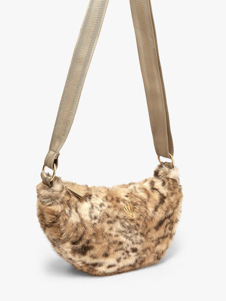 Cross Body Tas Doudou Le voyage en panier Beige doudou AHP315 ander zicht 1