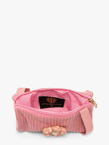 Cross Body Tas Le voyage en panier Roze kids AHP350 ander zicht 2