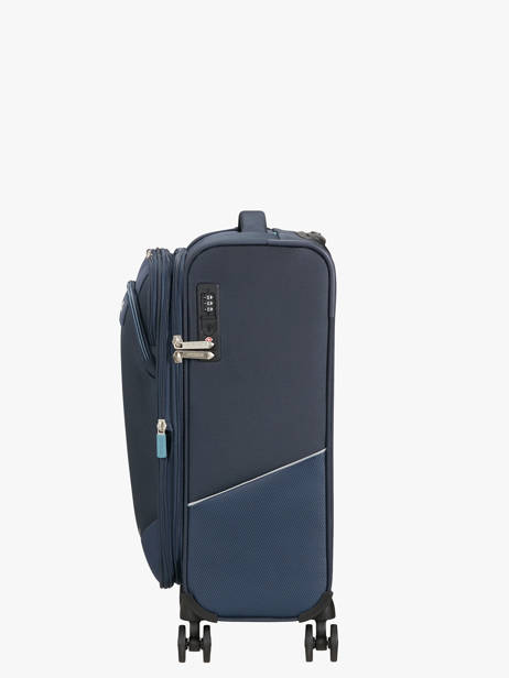 Uitbreidbare Handbagage American tourister Blauw summerride 156991 ander zicht 3