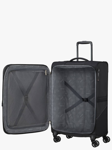 Uitbreidbare Soepele Reiskoffer Summerride American tourister Zwart summerride 149499 ander zicht 4