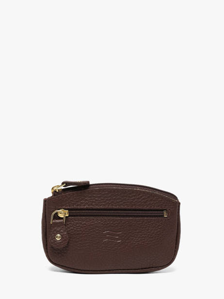 Portemonnee Caviar Leder Crinkles Bruin caviar 14036