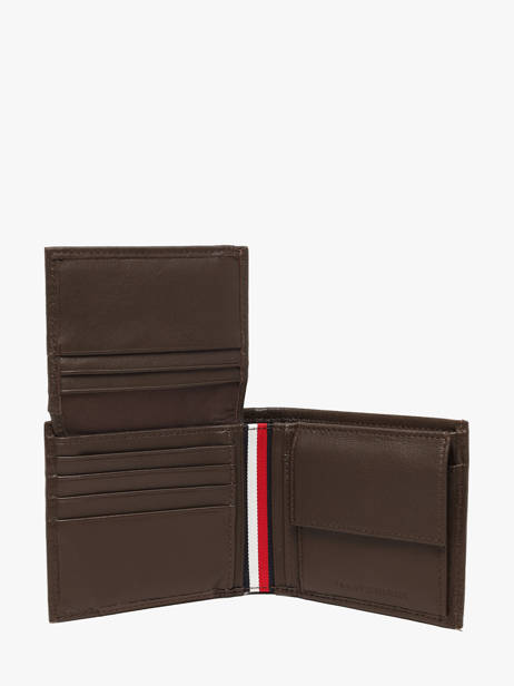 Portefeuille Cuir Tommy hilfiger Marron corporate AM14780 vue secondaire 2