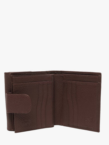 Portemonnee Caviar Leder Crinkles Bruin caviar 14068 ander zicht 1