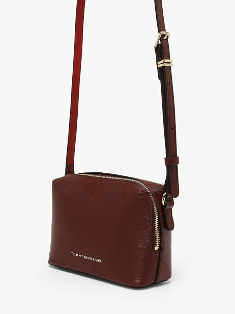 Cross Body Tas Th Modern Polyurethaan Tommy hilfiger Rood th modern AW19036 ander zicht 1