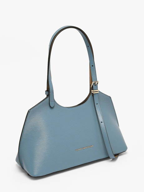 Schoudertas Th Modern Polyurethaan Tommy hilfiger Blauw th modern AW19037 ander zicht 1