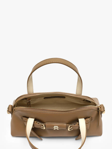 Cross Body Tas Th Buckle Polyurethaan Tommy hilfiger Beige th buckle AW19034 ander zicht 1