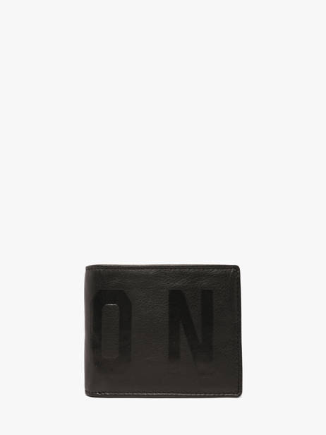 Portefeuille Liam Leder Rfid Icon Zwart liam A68