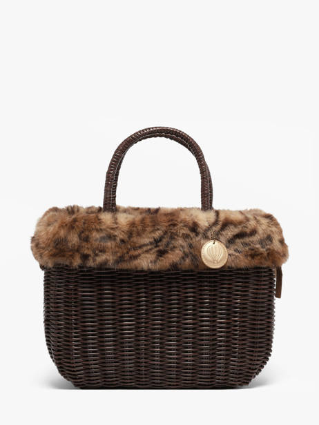 Sac à Main Doudou Polyester Le voyage en panier Marron doudou M