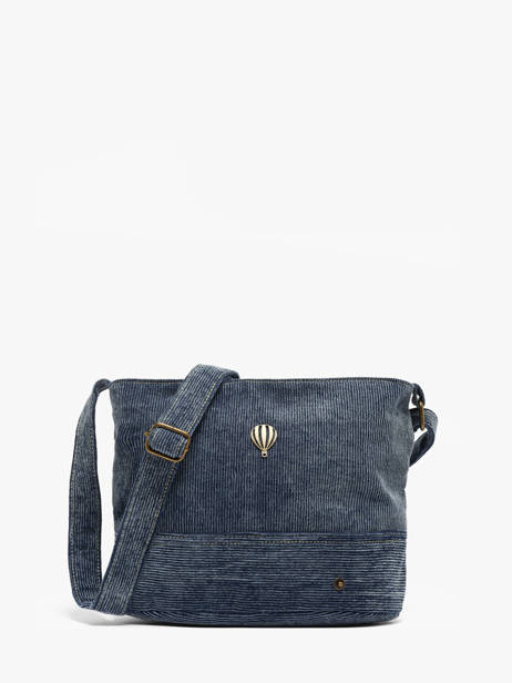 Cross Body Tas Denim Le voyage en panier Blauw denim AHP338