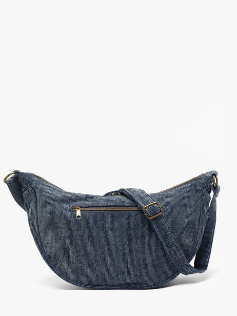 Sac Bandoulière Denim Le voyage en panier Bleu denim AHP339 vue secondaire 3