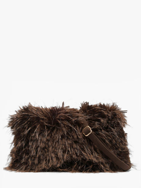 Cross Body Tas Doudou Le voyage en panier Bruin doudou AHP319 ander zicht 3