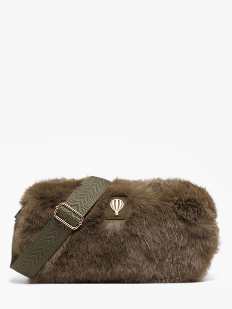Cross Body Tas Doudou Le voyage en panier Groen doudou AHP310