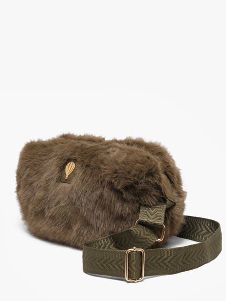Cross Body Tas Doudou Le voyage en panier Groen doudou AHP310 ander zicht 1