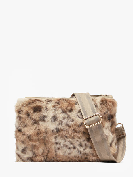 Sac Bandoulière Doudou Le voyage en panier Beige doudou AHP314 vue secondaire 3
