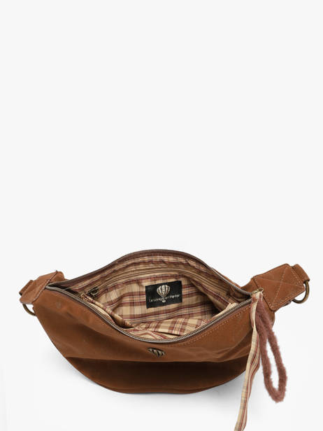 Cross Body Tas City Polyurethaan Le voyage en panier Bruin city AHP332 ander zicht 2